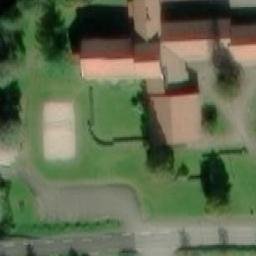 Sand Volleyball Court — aerial view
