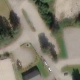 Sand Volleyball Court — aerial view
