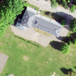 Volleyball Court — aerial view