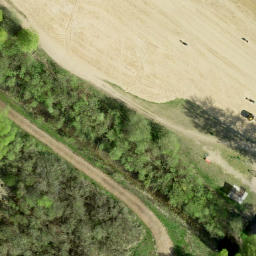 Sand Volleyball Court — aerial view