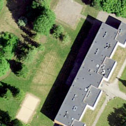 Volleyball Court — aerial view