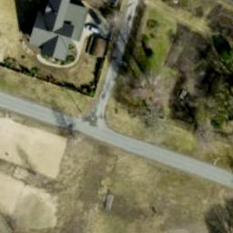 Sand Volleyball Court — aerial view