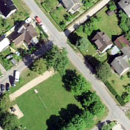 Volleyball Court — aerial view