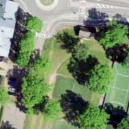 Volleyball Court — aerial view
