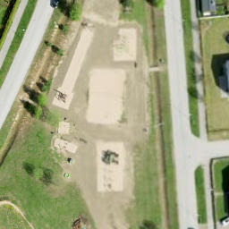 Volleyball Court — aerial view