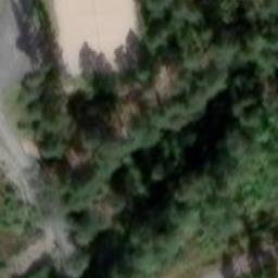 Sand Volleyball Court — aerial view