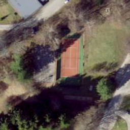 Volleyball Court — aerial view
