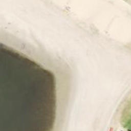Sand Volleyball Court — aerial view