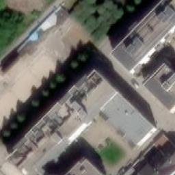 Sand Volleyball Court — aerial view