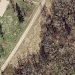 Sand Volleyball Court — aerial view