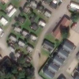 Sand Volleyball Court — aerial view