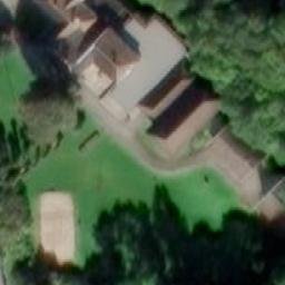 Sand Volleyball Court — aerial view
