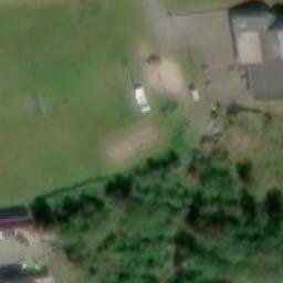 Sand Volleyball Court — aerial view
