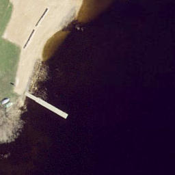 Rannavõrkpalli väljak — aerial view