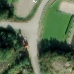 Sand Volleyball Court — aerial view