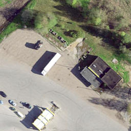 Võrumaa rannavolle — aerial view