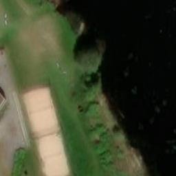 Sand Volleyball Court — aerial view