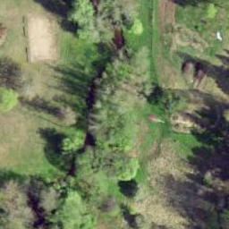Sand Volleyball Court — aerial view