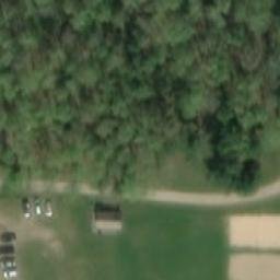 Sand Volleyball Court — aerial view