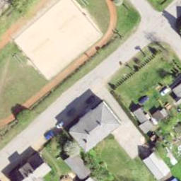 Volleyball Court — aerial view