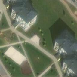 Sand Volleyball Court — aerial view