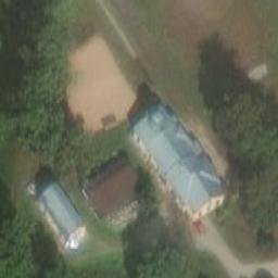 Sand Volleyball Court — aerial view