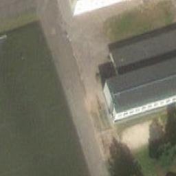 Sand Volleyball Court — aerial view