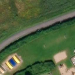 Sand Volleyball Court — aerial view