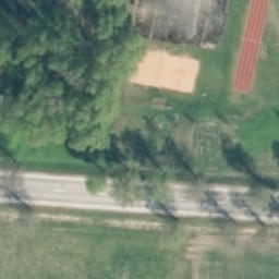Sand Volleyball Court — aerial view