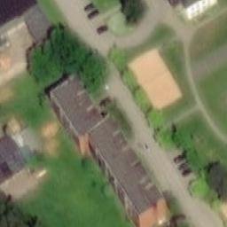 Sand Volleyball Court — aerial view