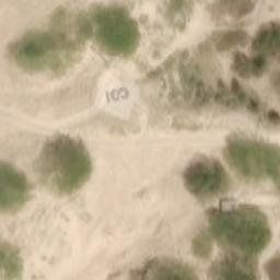 Sand Volleyball Court — aerial view