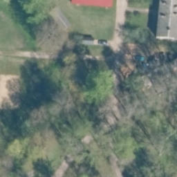 Sand Volleyball Court — aerial view