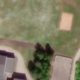 Sand Volleyball Court — aerial view
