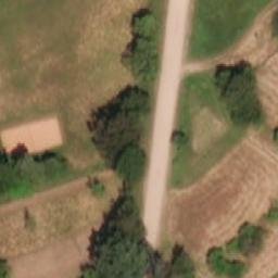 Sand Volleyball Court — aerial view