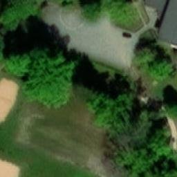 Sand Volleyball Court — aerial view
