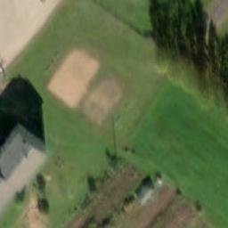 Sand Volleyball Court — aerial view
