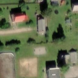 Sand Volleyball Court — aerial view