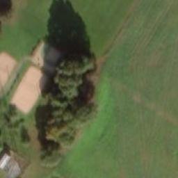 Sand Volleyball Court — aerial view