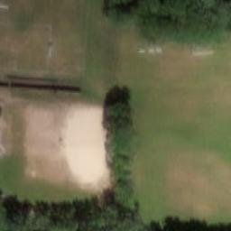 Sand Volleyball Court — aerial view