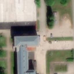 Sand Volleyball Court — aerial view
