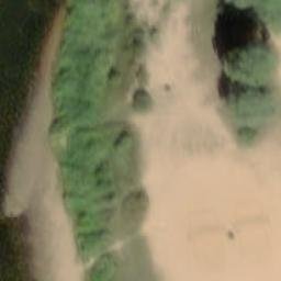 Sand Volleyball Court — aerial view
