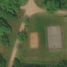 Sand Volleyball Court — aerial view