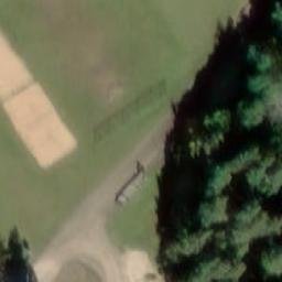 Sand Volleyball Court — aerial view