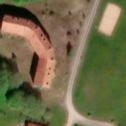 Sand Volleyball Court — aerial view
