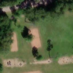 Sand Volleyball Court — aerial view