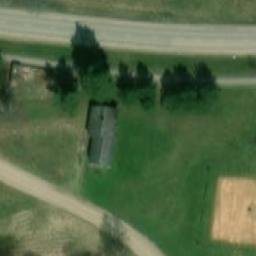 Sand Volleyball Court — aerial view
