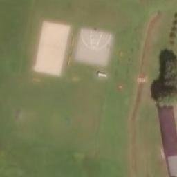 Sand Volleyball Court — aerial view