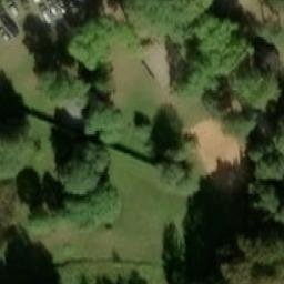 Sand Volleyball Court — aerial view
