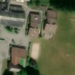 Sand Volleyball Court — aerial view
