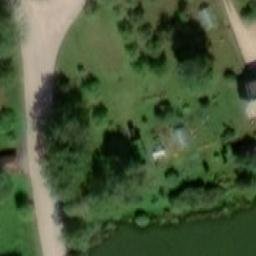 Sand Volleyball Court — aerial view